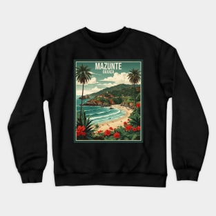 Mazunte Oaxaca Mexico Vintage Tourism Travel Crewneck Sweatshirt